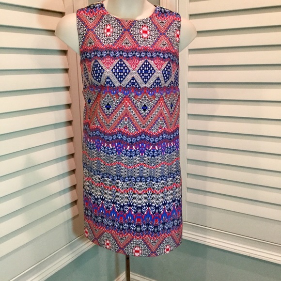 61% off AB Studio Dresses & Skirts - AB Studio Geometric Print Shift ... AB Studio Geometric Print Shift Dress, 16, EUC